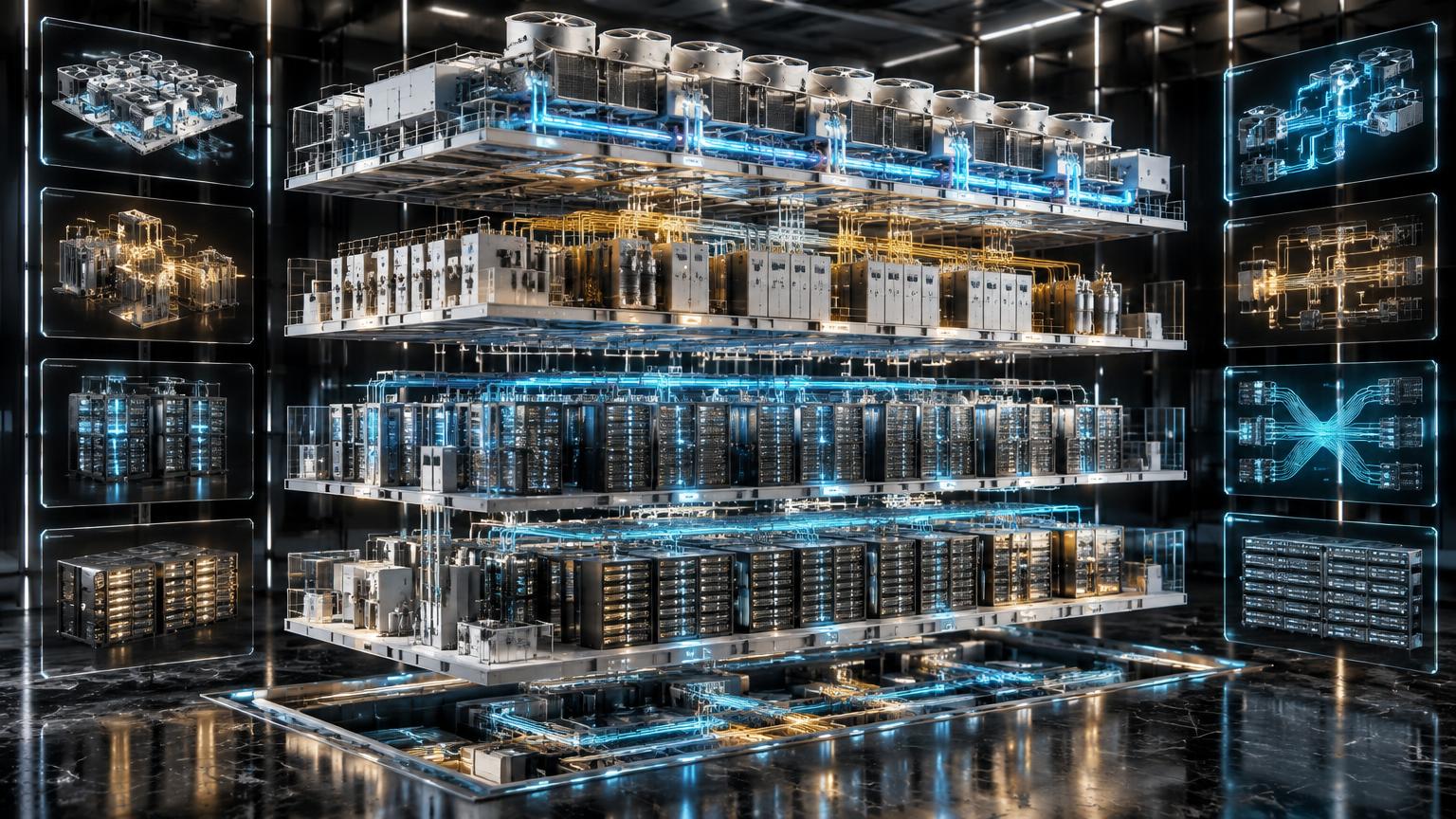 Digital twin of an compute data center