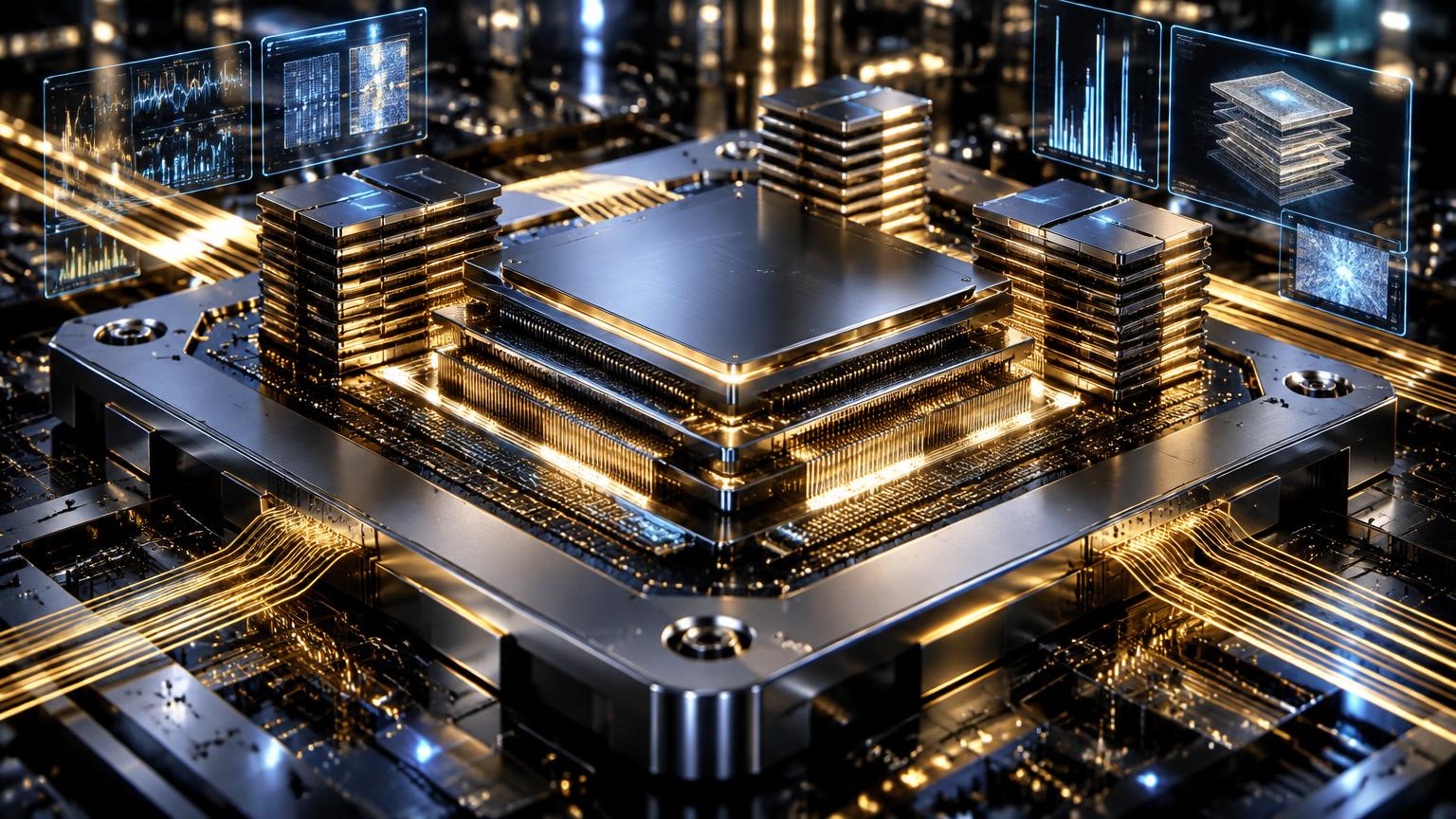 Next-generation intelligent computing accelerator and HBM memory visualization