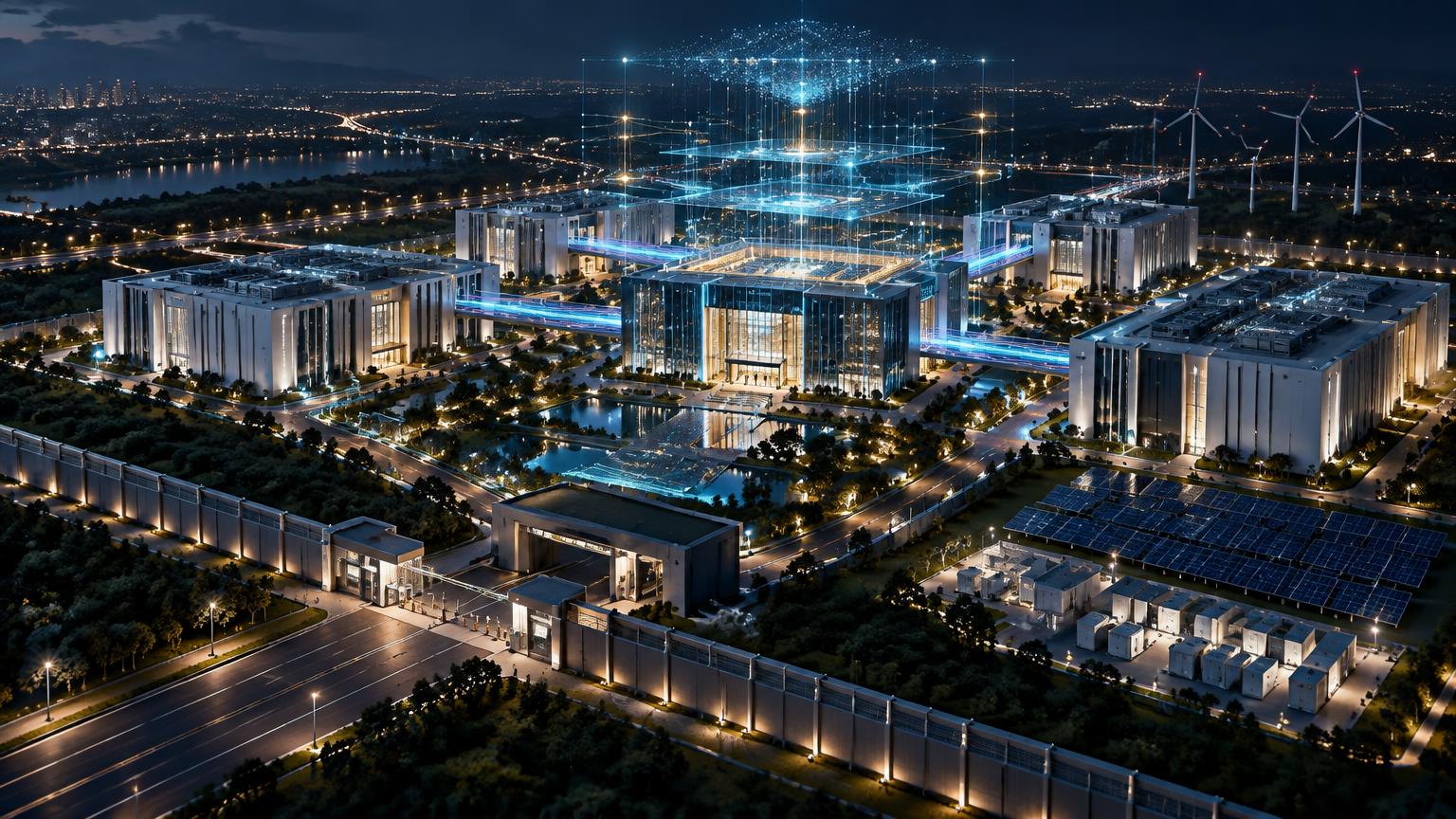 Sovereign compute campus visualization
